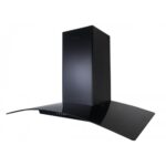 شفاط مطبخ زجاجي أسود 90 سم قوة شفط 1000 م³/ساعة من بيورتي – ستانلس + كريستال – موديل – CAPPE BL - Image 4