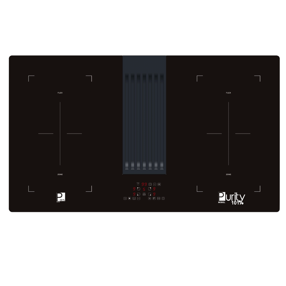 induction-hob-1.png FTS472G3QWP 90CM - Built-in induction electric hob with hood - الصورة 1
