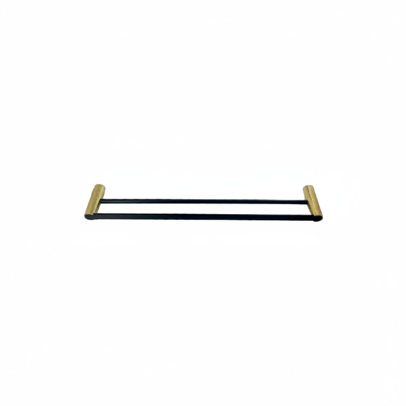 mahgoub-Towel-Holder-infinity-Includes-2-Stands-Gold-X-Black-4825gb فواطة انفينتي 2 حامل ذهبي * اسود 4825GB - الصورة 1