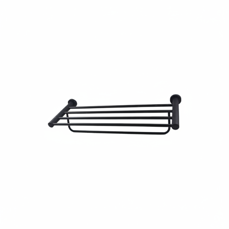 mahgoub-Towel-Holder-infinity-Includes-3-Stands-Matte-Black-47820b فواطة 3 حامل مط - الصورة 1